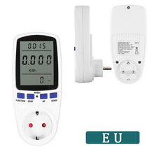 Load image into Gallery viewer, EU/UK/AU Plug AC Power Meters Digital Voltage Wattmeter Power Consumption Watt Energy Meter Electricity  Monitor
