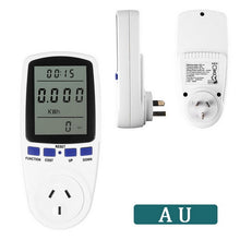 Load image into Gallery viewer, EU/UK/AU Plug AC Power Meters Digital Voltage Wattmeter Power Consumption Watt Energy Meter Electricity  Monitor
